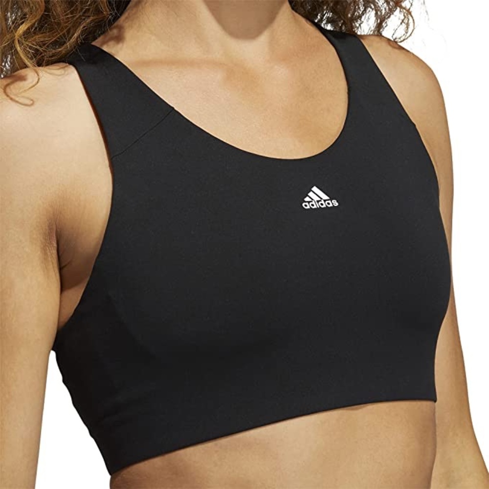 Adidas ultimate sports bra athletic gym yoga workout black small activewear new - Picture 9 of 10